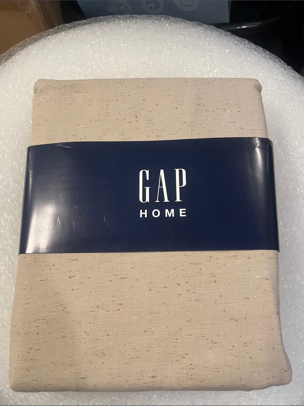 GAP Home Natural Speckled Beige Curtain set of 2